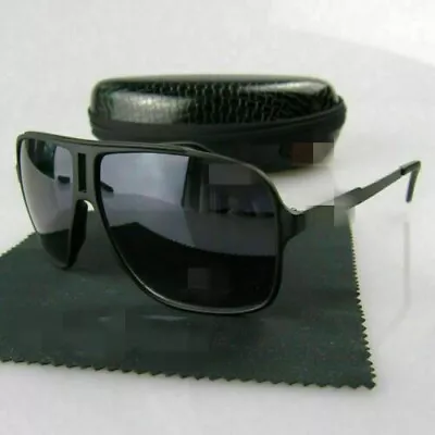 $6.59 • Buy NEW Men's Women's Retro Sunglasses Unisex Glasses Box Matte Frame + BOX