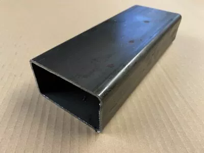 90mm X 50mm X 3mm Mild Steel Rectangular Box Section  210mm Long Offcut • £15.99