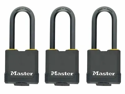 Master Lock Excell™ Weather Tough 45mm Padlock 4-Pin- Keyed Alike X 3 • £44.11