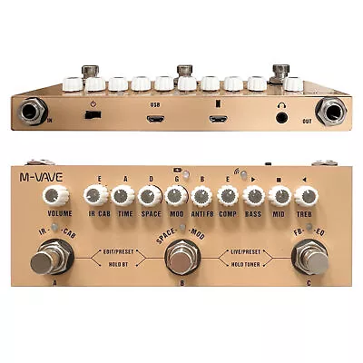 Acoustic Guitar Multi Effects Pedal Compressor Delay Reverb Chorus Tremolo H6W7 • $33.99