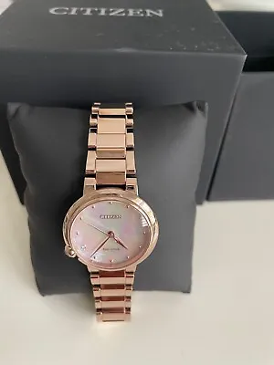 Citizen Eco Drive Ladies Dress Watch With 2ND Hand Extra Links Brand New  • $200