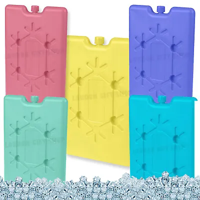 £2.79 • Buy  Ice Blocks Brick Pack Set Freezer Cooler Bag Lunch Box Travel Picnic Blue Uk