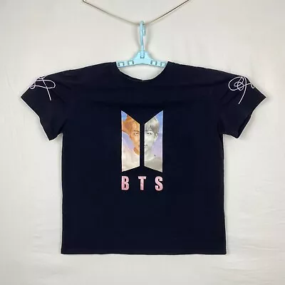 BTS T-Shirt Mens Graphic Tee Shirt Black • $17.99