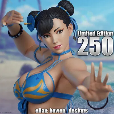 $3999.89 • Buy Sideshow Exclusive PCS Street Fighter 1/4 Season Pass Chun Li Bikini Blue Statue