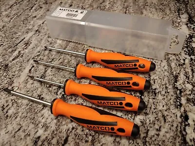 Matco Tools 4pc Precision Screwdriver Set - ORANGE • $64.99