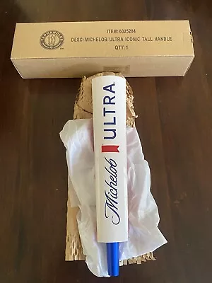 Michelob Ultra Ribbon Logo Iconic Beer Tap Handle 12  Tall New In Box FREE SHIP • $59.99