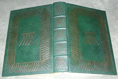 LEAVES OF GRASS By Walt Whitman ~ Easton Press ~ 1977 Green LEATHER HB • $24.99