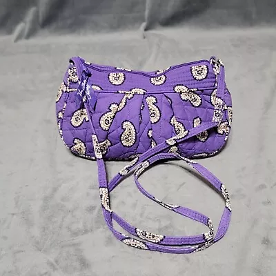 Vera Bradley Simply Violet Frannie Crossbody Clutch Shoulder Handbag • $24.99