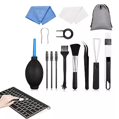 New Mini Computer Vacuum USB Keyboard Cleaner PC Laptop Brush Dust Cleaning Kit • $23.92