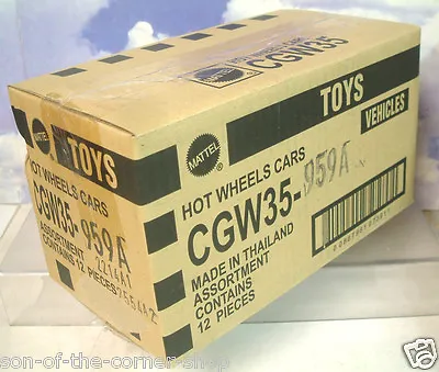 Sealed Case Of 12 Hot Wheels Star Wars Cars R2d2/yoda/vader/skywalker/chewbacca • £59.99