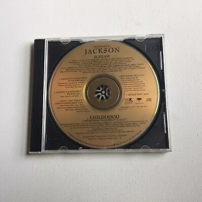 Michael Jackson Scream (The Remix Edits) PROMO CD RARE House '95 Epic AEK 7123 • $19.99