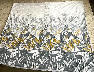 KAS AUSTRALIA Floral Ombre Duvet Comforter Cover 96 X84  100% Cotton Embroidered • £37.06