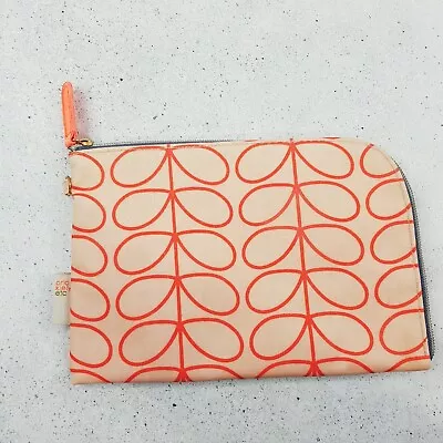 ORLA KIELY Etc Patterned Zip Up Pouch Cosmetic Make Up Bag • $45