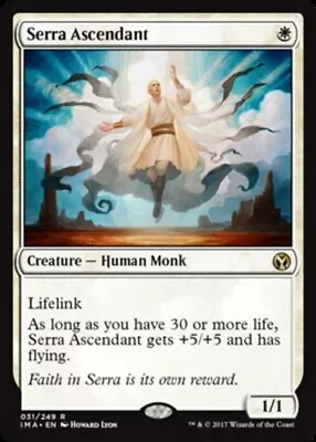 1x Serra Ascendant - Foil NM-Mint English - Iconic Masters MTG • $46.88