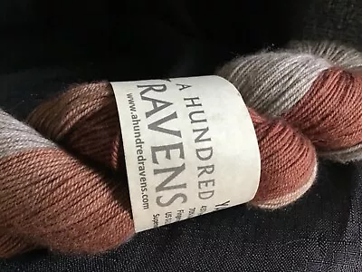 One Skein A Hundred Ravens-Superwash Merino Yak & Nylon • $19.95