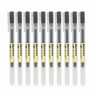 MUJI Moma Japan Ballpoint Pens 0.38mm (10 Pack) - UK Stock • £9.99