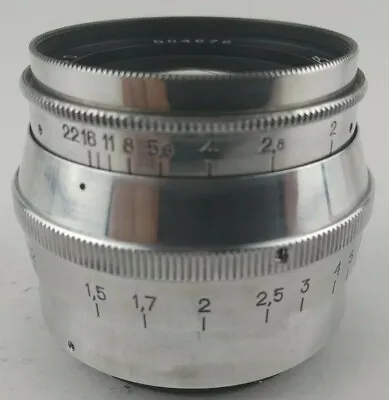 JUPITER 8 Silver Lens 50mm F2.0 M39 Mount Leica M Portrait Rangefinder Manual • $109.50
