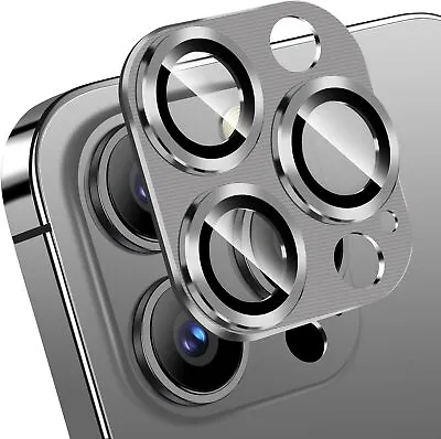 For IPhone 15 Pro Max 15 Plus Tempered Glass Metal Camera Lens Protector Cover • $5.99