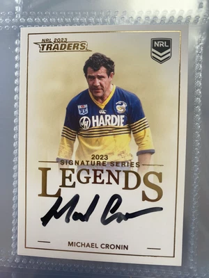 $250 • Buy 2023 NRL TLA TRADERS 'SIGNATURE SERIES LEGENDS' L21 MICHAEL CRONIN #138 Of 208