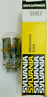 $3.50 • Buy 38HE7 NOS Vacuum Tube Sylvania 10 Watt Beam-power + Damper Diode