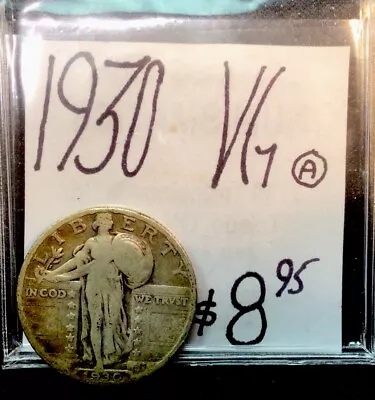 1930 (P) Standing Liberty Quarter VG Condition. ENN Coins • $8.95