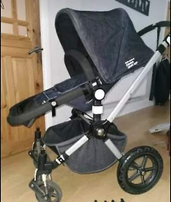 Bugaboo Cameleon3 Denim Limited Edition-Includes Attachments ForExtRa Rider Seat • $700