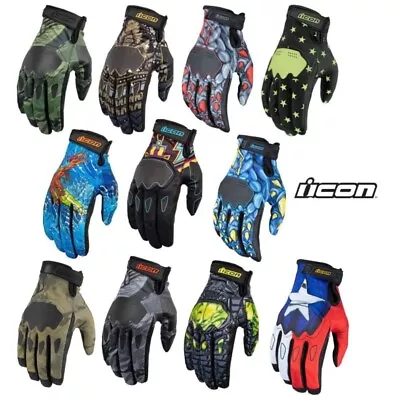 Icon Hooligan Street Motorcycle Riding Gloves - Pick Size & Color • $30