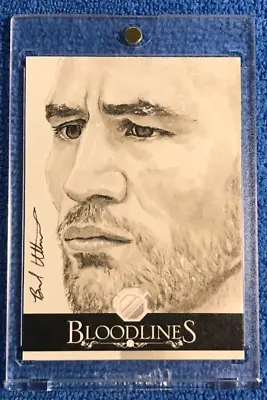 2013 Topps UFC Bloodlines Glover Teixeira Sketch 1/1 Brad Utterstrom • $1499.99