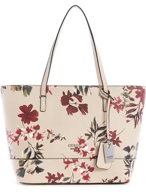 $88 • Buy New GUESS Factory Clarke Carryall Tote Bag Floral