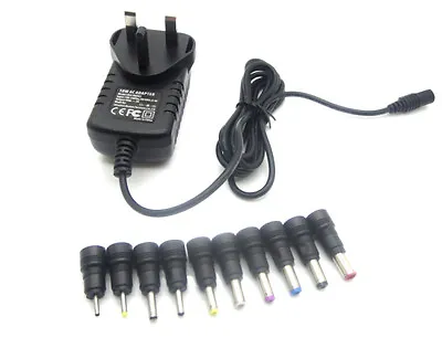 9v 1a X Rocker Gaming Chair UK AC/DC Power Supply Mains Adapter Plug • £10.99