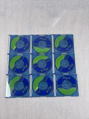 Maxell Mini CD-R Recordable Discs 9 210MB 24x Speed W/ Jewel Cases - UNUSED • $10.96