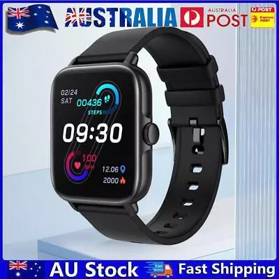 Y22 Fitness Tracker Smartwatch 1.7inch Touch Screen For Women Men (Black) AU • $37.30