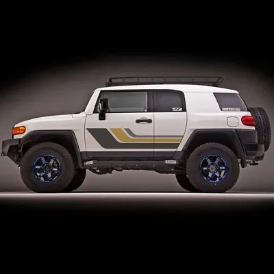 For TOYOTA FJ Cruiser Sport Stripes Car Body Door Side Stickers DIY Accessories • $31.44