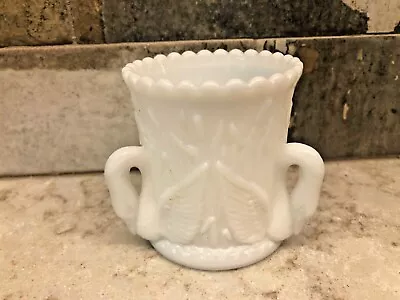 Westmoreland Milk Glass Swan Toothpick Holder • $9.99