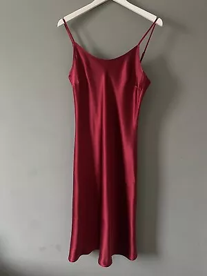 Lilysilk Mulberry Pure Silk Slip Dress Size UK 8 • £34.99