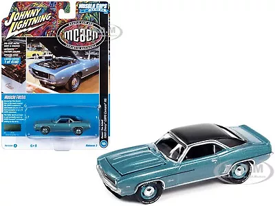 1969 Chevrolet Copo Camaro Rs Turquoise 1/64 Johnny Lightning Jlmc031-jlsp292 A • $8.99