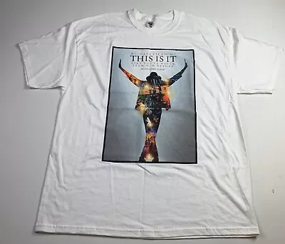 Michael Jackson This Is It Movie Promo Shirt Adult Size XL • $8