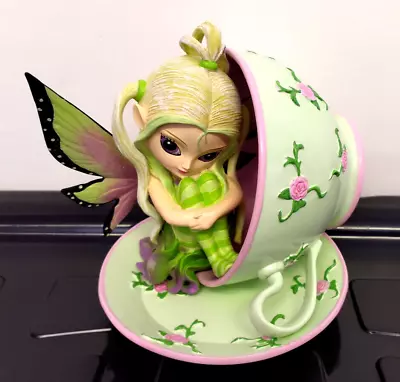 £129 • Buy RARE Tiny Cu-Tea- Jasmine Becket-Griffith - Tiny Treasures Teacup Collection NEW
