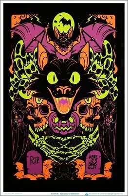 Every Day Is Halloween Blacklight Poster 23  X 35  • $14.49