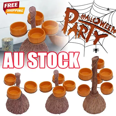 $45.67 • Buy Halloween Party Pumpkin Fruit Bowl Dish Tray Utensil Holder Snack Caddy Rack AL