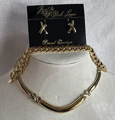Park Lane Goldtone Necklace Earrings Bracelet Vintage New Old Stock Excellent • $29.99