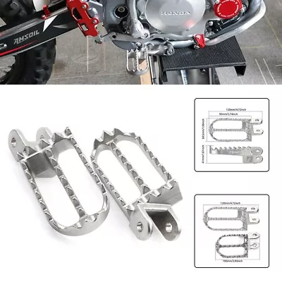 Rider Front Foot Pegs Adapters For HONDA XR 400R 1996-2004 XR400R • $33.80