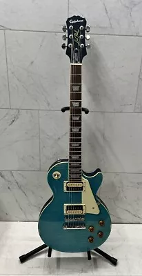 Epiphone Les Paul Traditional Pro-III Plus Ocean Blue Electric Guita (PO1015732) • $499