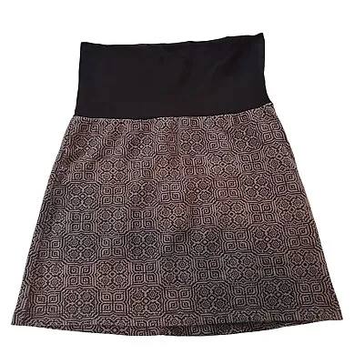 $24.98 • Buy Prana Size XS Athleisure Lounge Organic Cotton Stretchy Printed Roma Mini Skirt