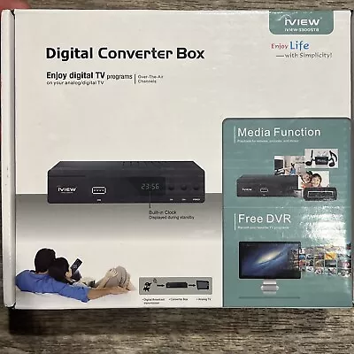 IView 3300STB ATSC Converter Box With Recording Media Player Built-in Digit... • $34.99