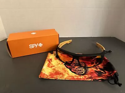 Spy Optics Boo Johnson Logan Black Orange Flams 1800000000083 Brand New Sunglass • $99.99