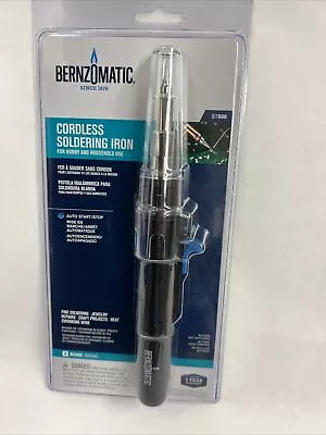 BERNZOMATIC CORDLESS SOLDERING IRON ~ Micro Butane Hobby Crafts ST500 NEW • $27.20