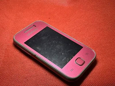 Samsung Galaxy Y Young GT-S5360 - Pink Black   (Unlocked) Smartphone Mobile • £17.59