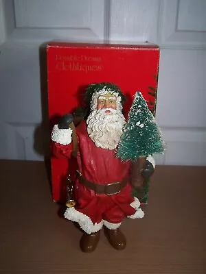 Vintage Possible Dreams Clothtiques Kris Kringle Santa Figure Christmas Boxed • £20