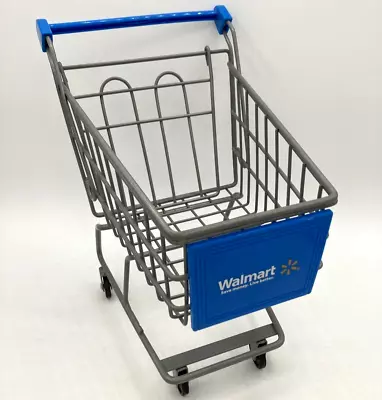 Small Doll Size Toy Metal Walmart Grocery Store Shopping Cart 10 Inches Tall • $14.49